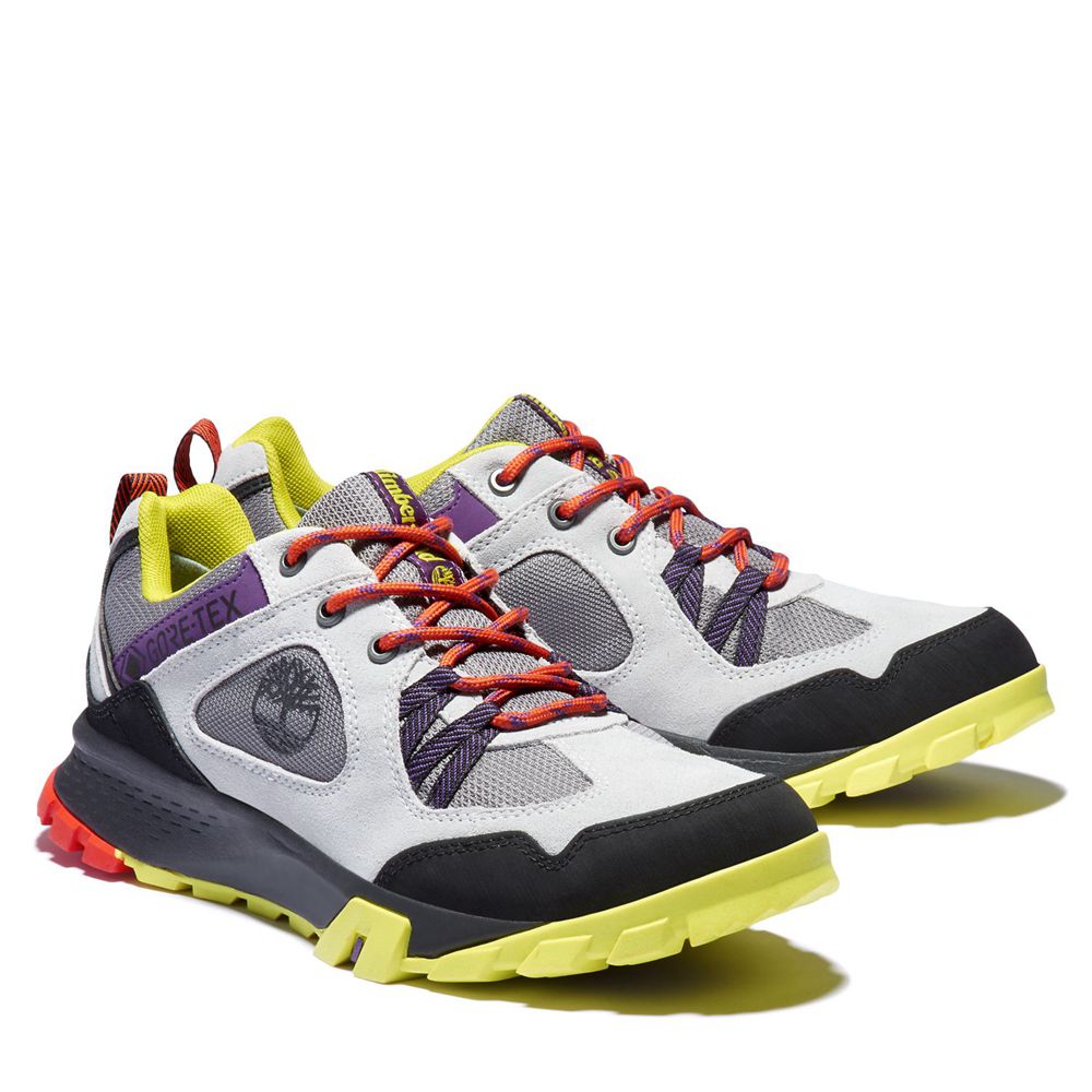 Bota Hiker Masculino - Timberland Garrison Trail Impermeavel Baixo - OVYHS7845 - Cinzentas/Pretas